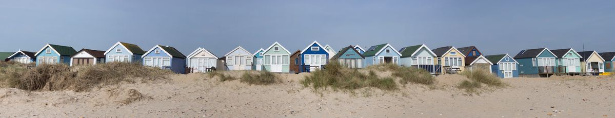 Beach Huts at Mudeford