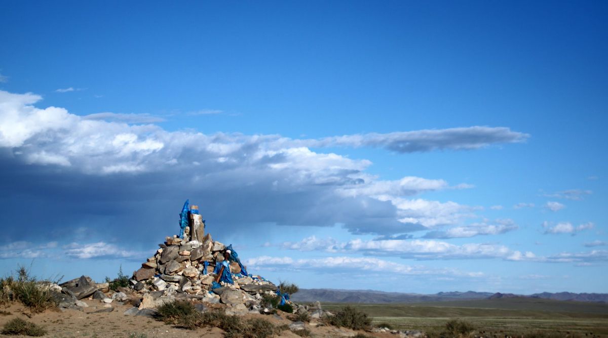 Recuerdo del paso por Mongolia en el Mongol Rally