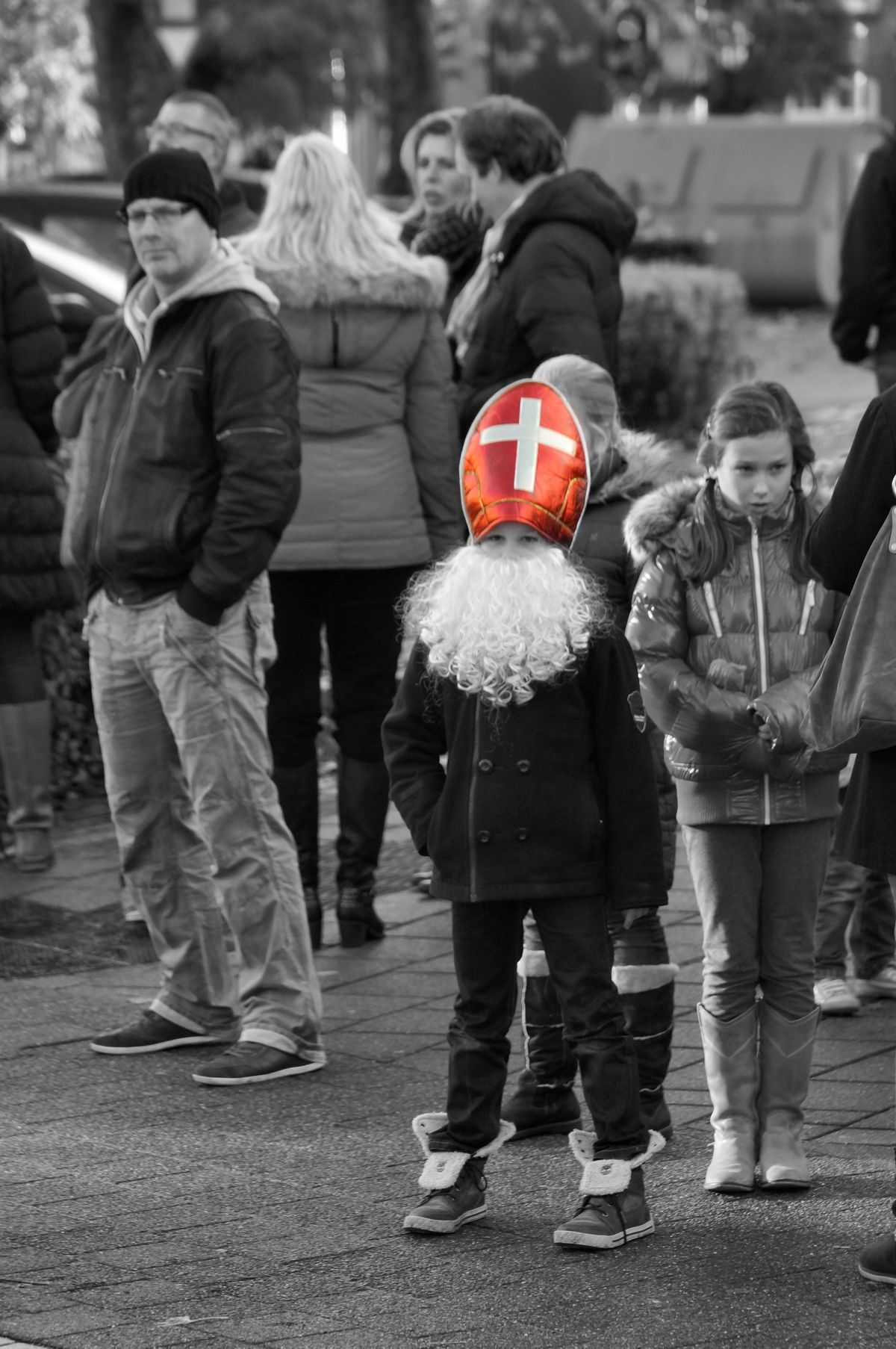 On the 5th of December the Dutch celebrate Sinterklaas, its a time when all the good children get presents and sweets. But 2 weeks before that Sinterklaas arrives by boat from Spain so all the children come out to celebrate his arrival in there local town