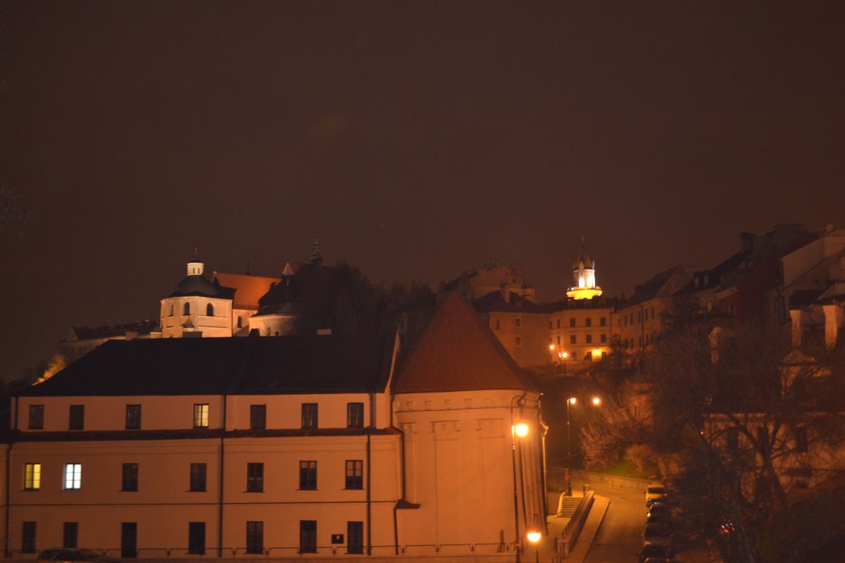 View of the old town of Lublin