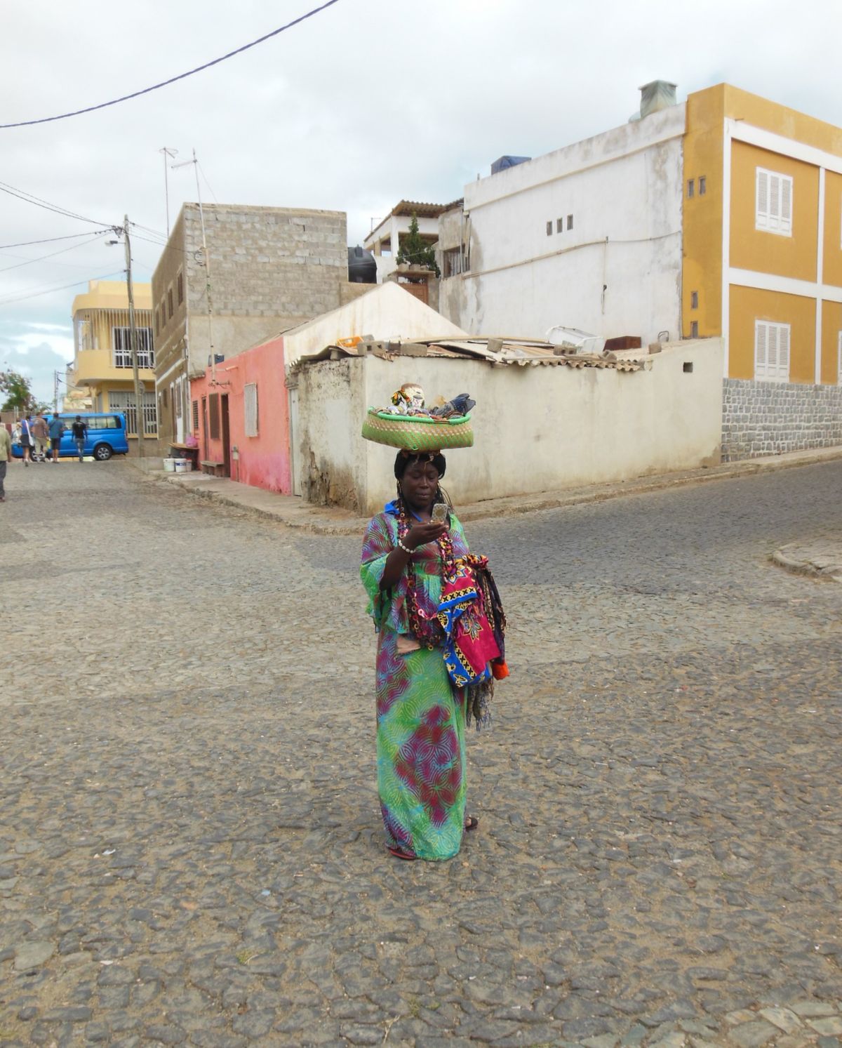 A street vendor on the island Sal, Cabo Verde.