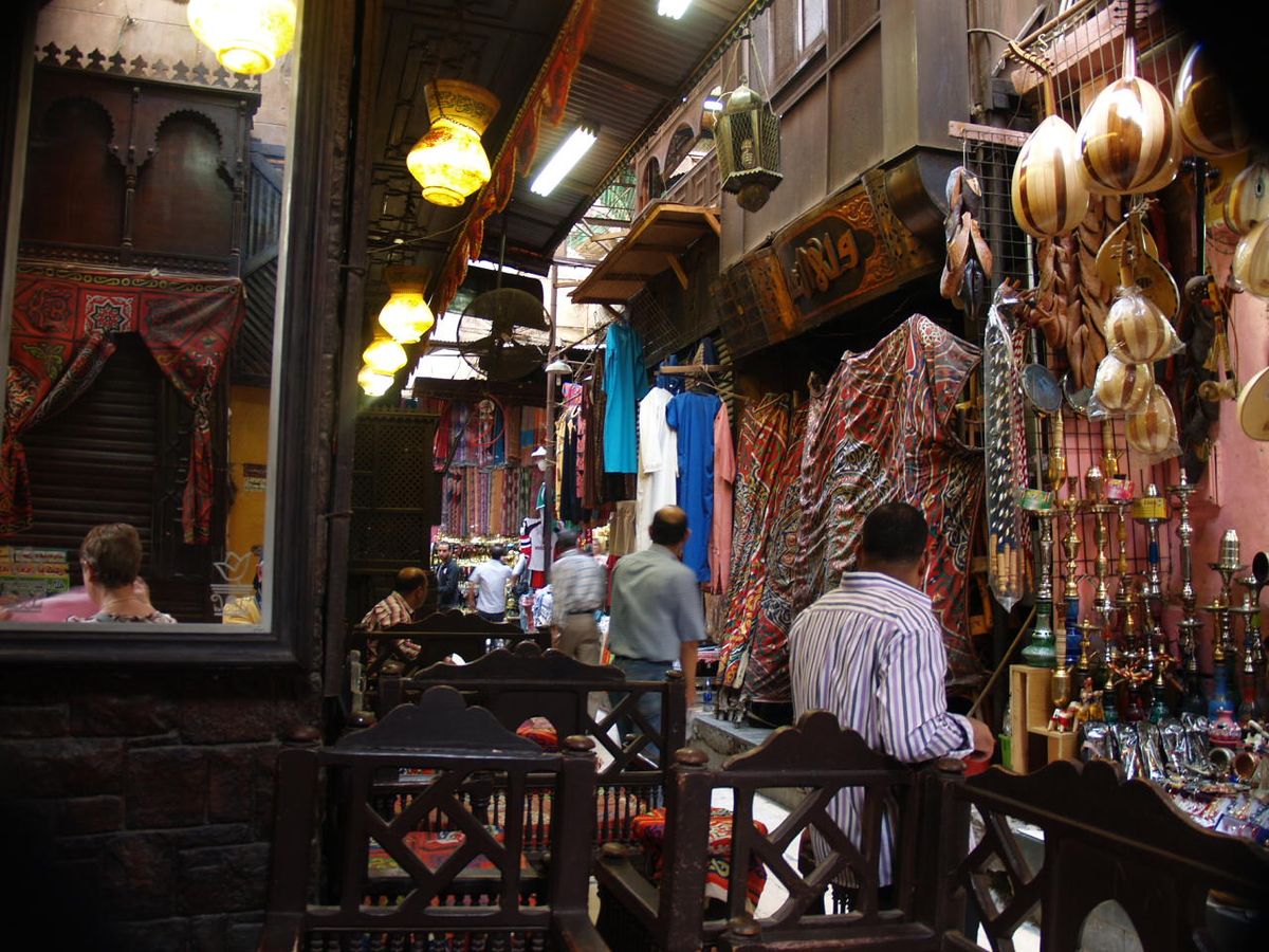 Mercado en El Cairo