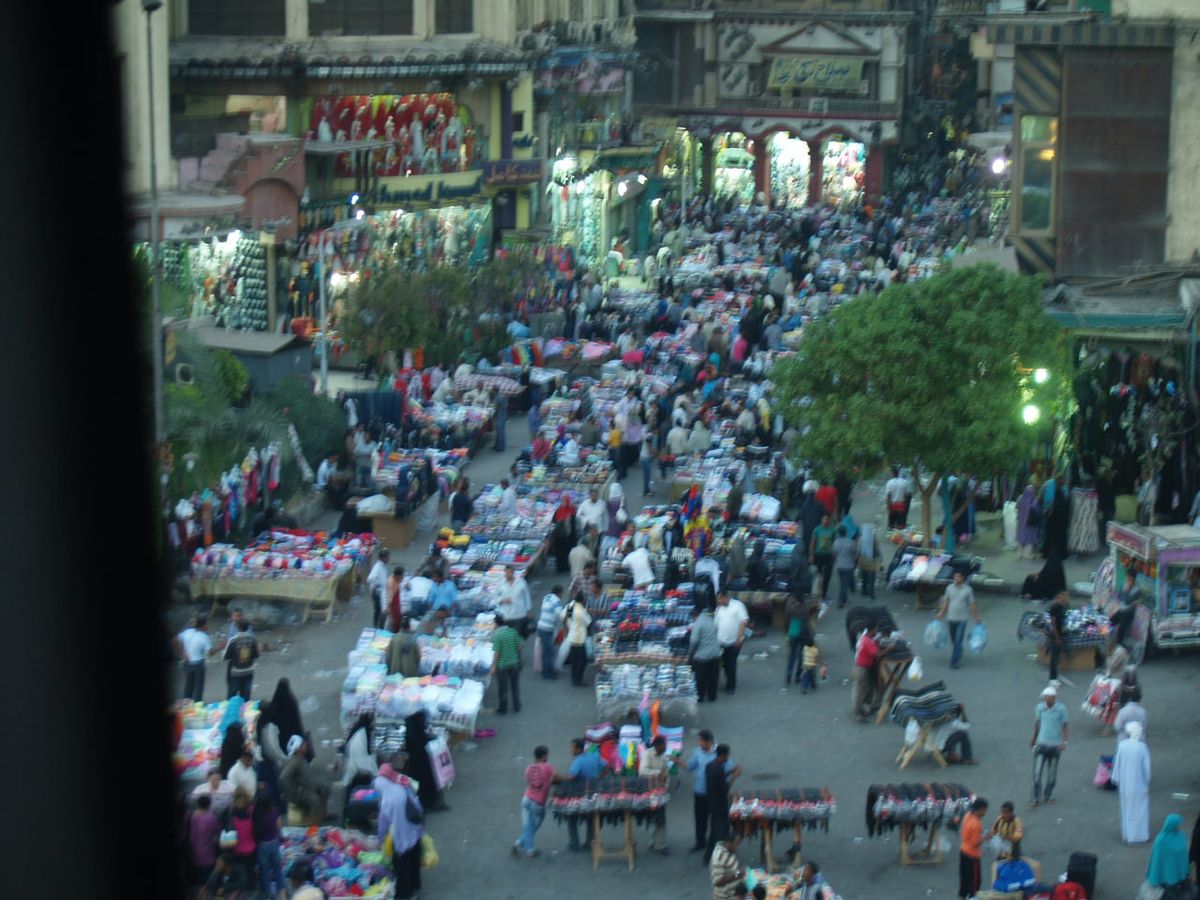 Plaza del mercado Llena