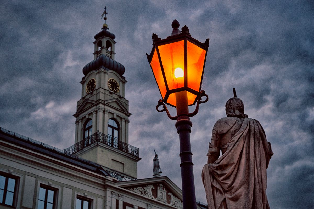 Dämmerung in Riga