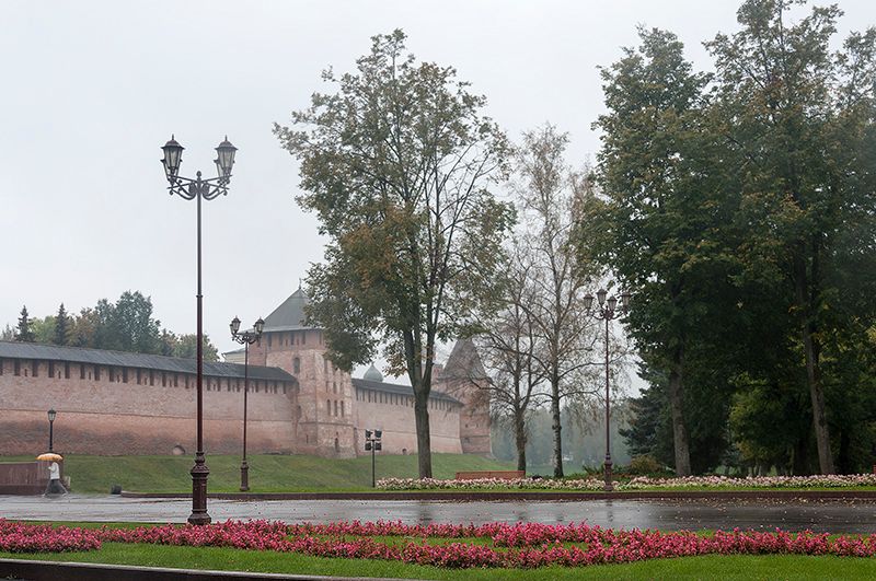 Rain in Veliky Novgorod