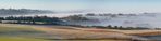 View looking south from Cheesefoot Head in the South Downs National Park near Winchester.  Early February morning, not long after this panorama was taken the sun burned away the mist.  Paul Haines.