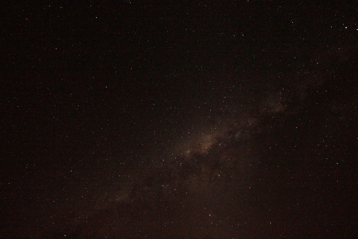 Starry sky Australian outback
