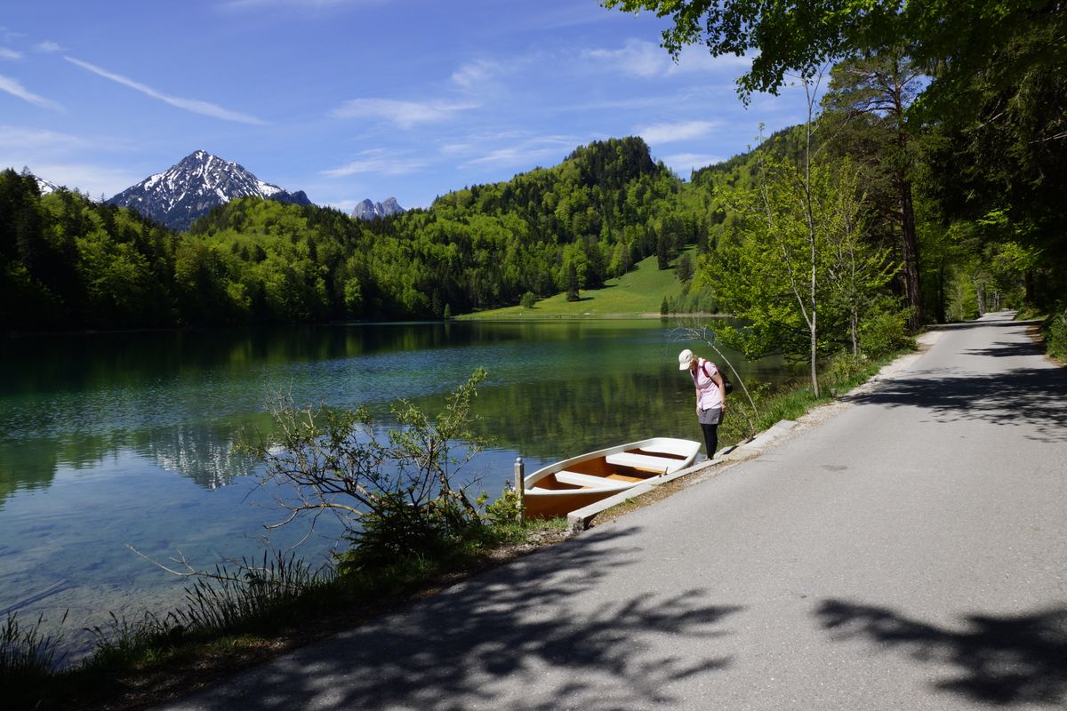 Verträumter See im Allgäu. Ist das Boot noch in Ordnung ?