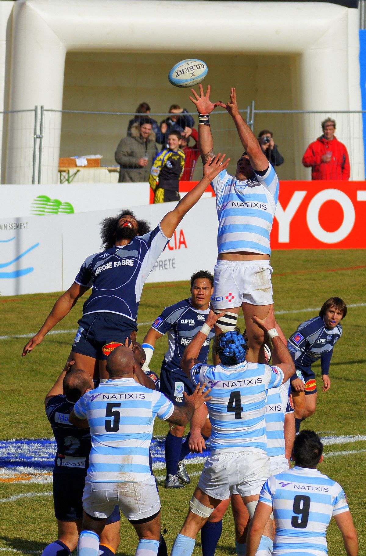 Matthieu - Test of A550 with 70-400 G during Rugby Top 14 match between Racing Club de France and Castres