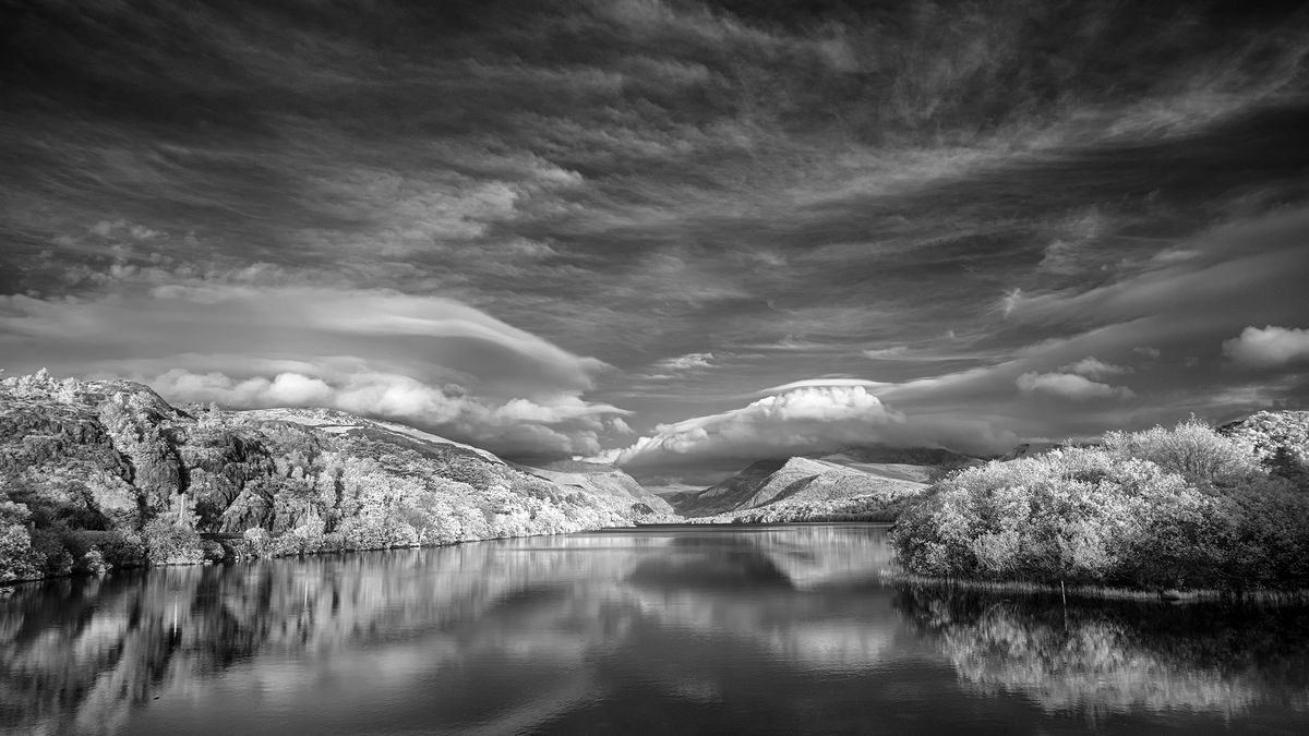 LLyn Padarn, taken with an infrared converted Nex 5