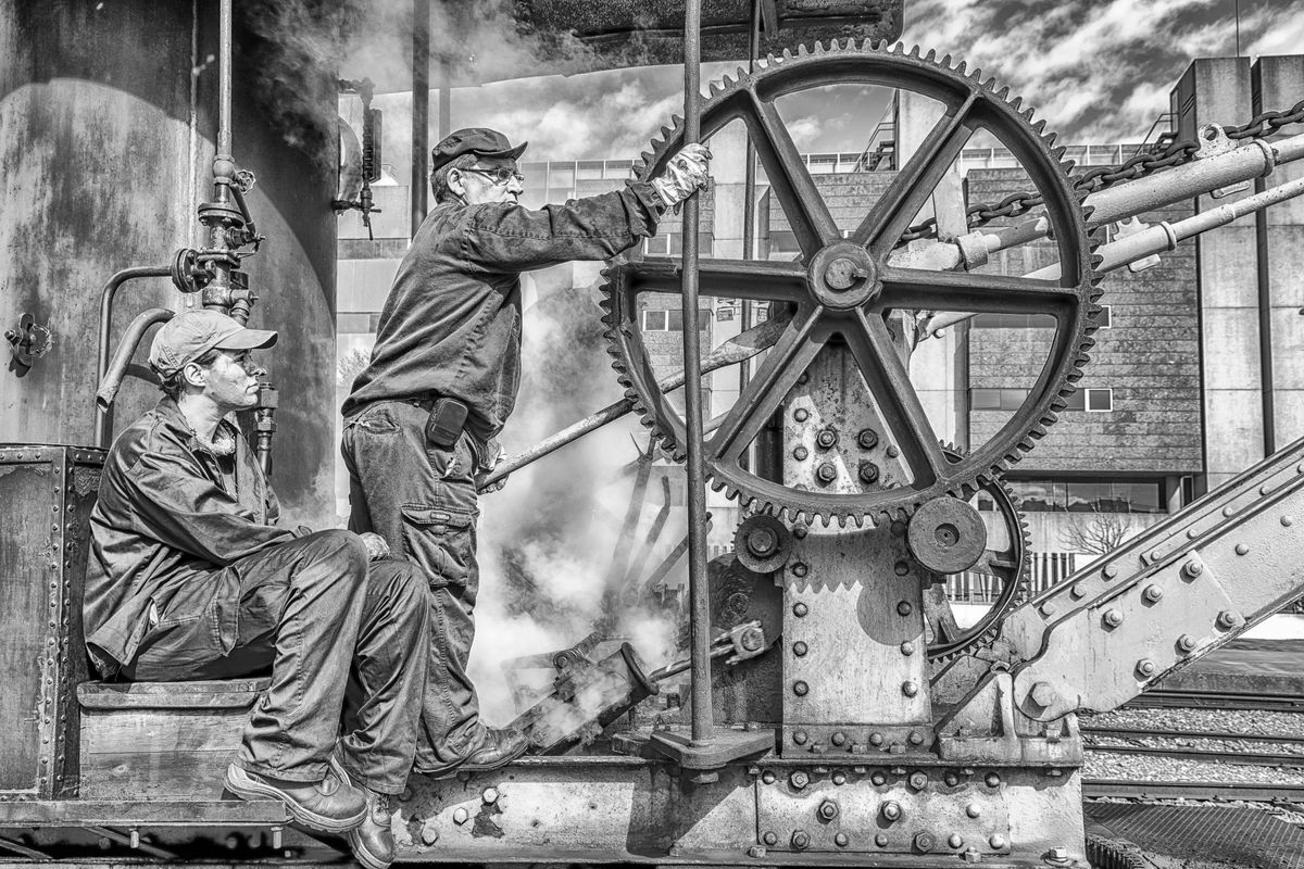 Museo del ferrocarril de Gijon,, jornadas del vapor