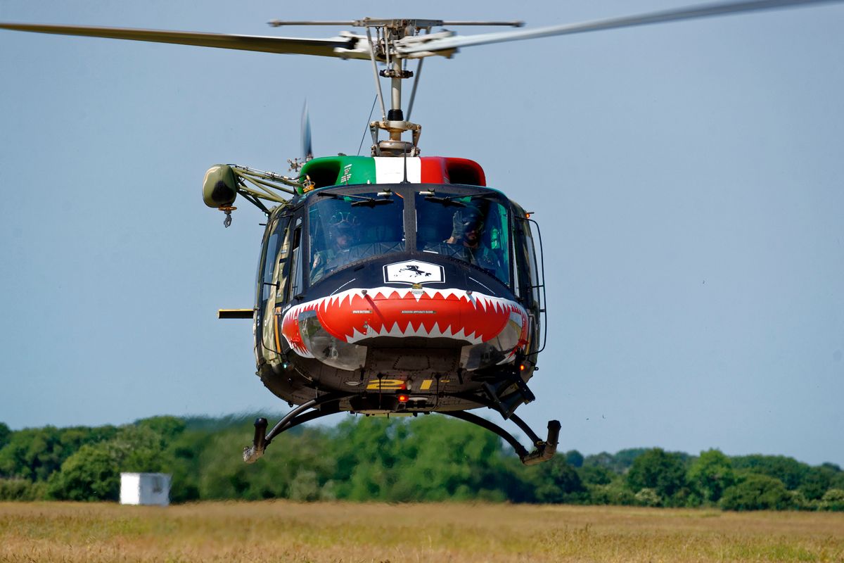 MM81163 AB-212ICO "Iroquois" 21° Gruppo special c/s 50 years 9 Stormo / 21 Gruppo  Location : NATO Tiger Meet 2017 in Landivisiau