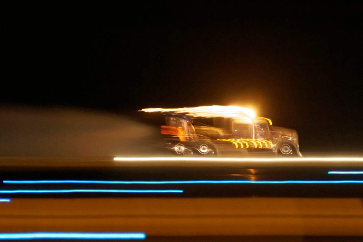 Der Jet Engine Truck "Shockwave" auf der NAS Oceana Air Show 2010