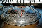 Eines der  "flying saucer" von der USAF's ist das VZ-9AV "Avrocar".  Location: National Museum of the United States Air Force in Dayton im US-Bundesstaat Ohio ( Freihand Aufnahmetechnik )