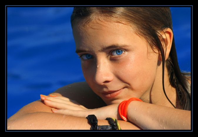 Blue eyes...