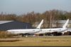 Die D-AHXE und D-AHXF Boeing 737-700 ex TUIfly auf der ehemaligen Vliegbasis Twente.