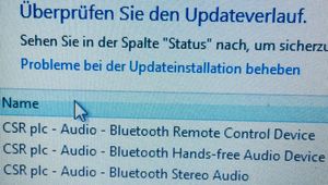 Bluetooth-Treiber (Windows Update)