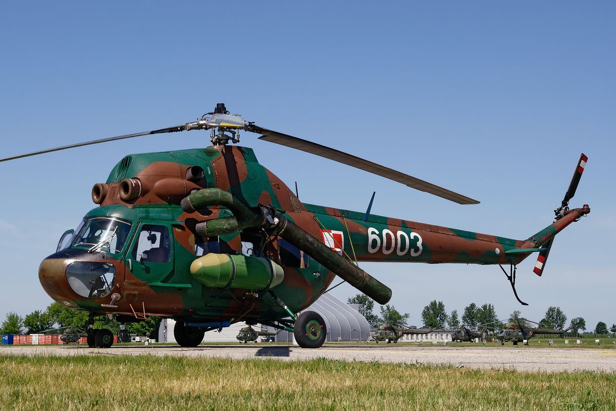 6003 Mi-2Ch ( NATO-Codename: Hoplite ) 49.Blot -  Lokation : 6. Kujawski Helicopter Picnic ( Helikopter-Picknick ) in Inowrocław-Latkowo