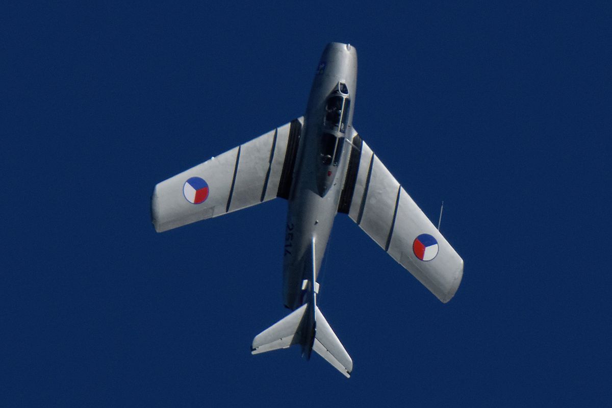 2514 Mikoyan Gurevich MiG-15 UTI Midget / 30th Fighter Bomber Air Regiment mks / Tiger mks / OK-UTI Czech Flying Legends - Lokation : Poznań - NATO Tiger Meet 2018