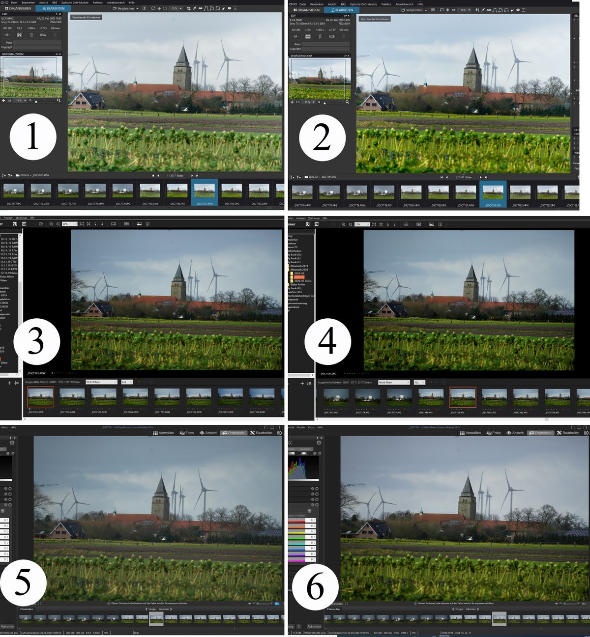 Vergleich Bild.: _DSC7181 in RAW vs. JPEG mit DxO OpticsPro 11 Elite, Sony Imaging Edge Desktop und ACDSee Photo Studio Ultimate 2018