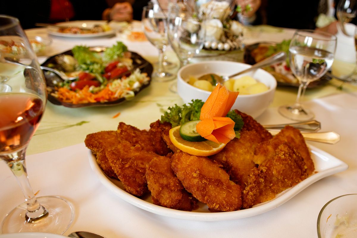 Dieses Hauptgericht wurde in Land Gasthaus Düsing, in Schapen, Anlässlich eines 70. Geburtstag gereicht.