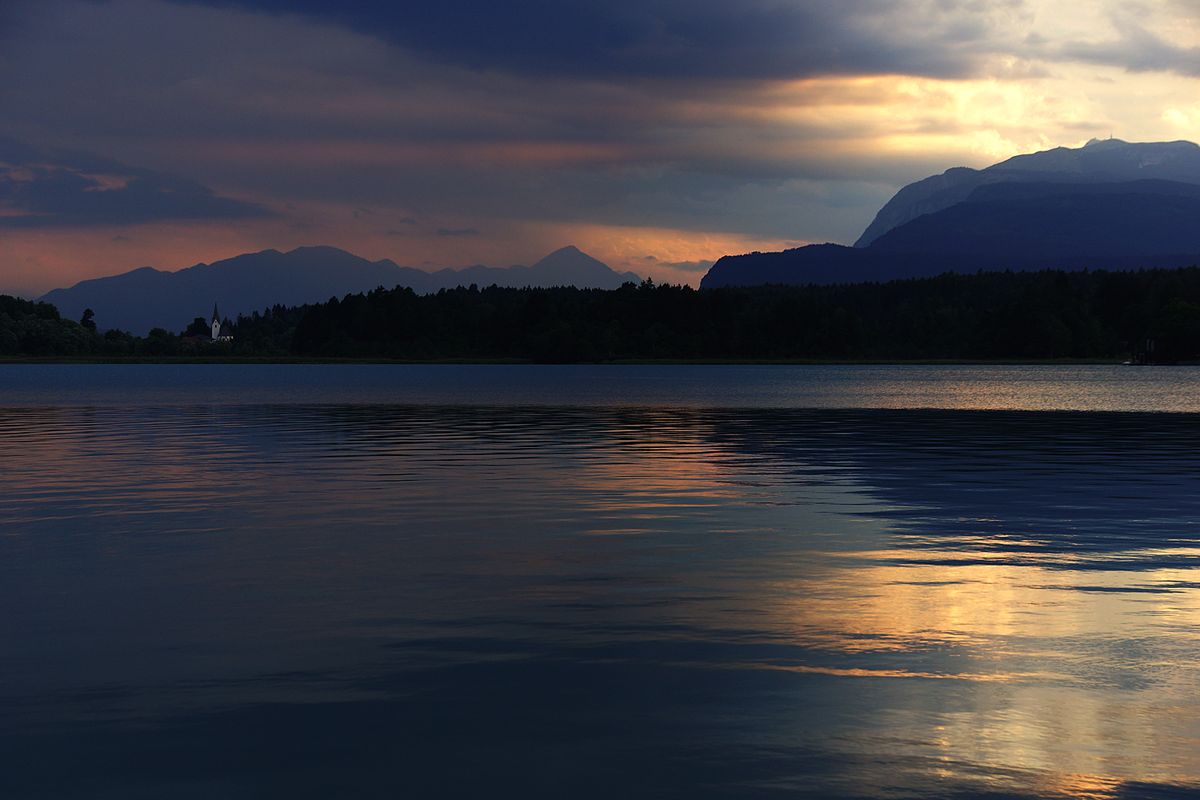 Abendstimmung am Faakersee........