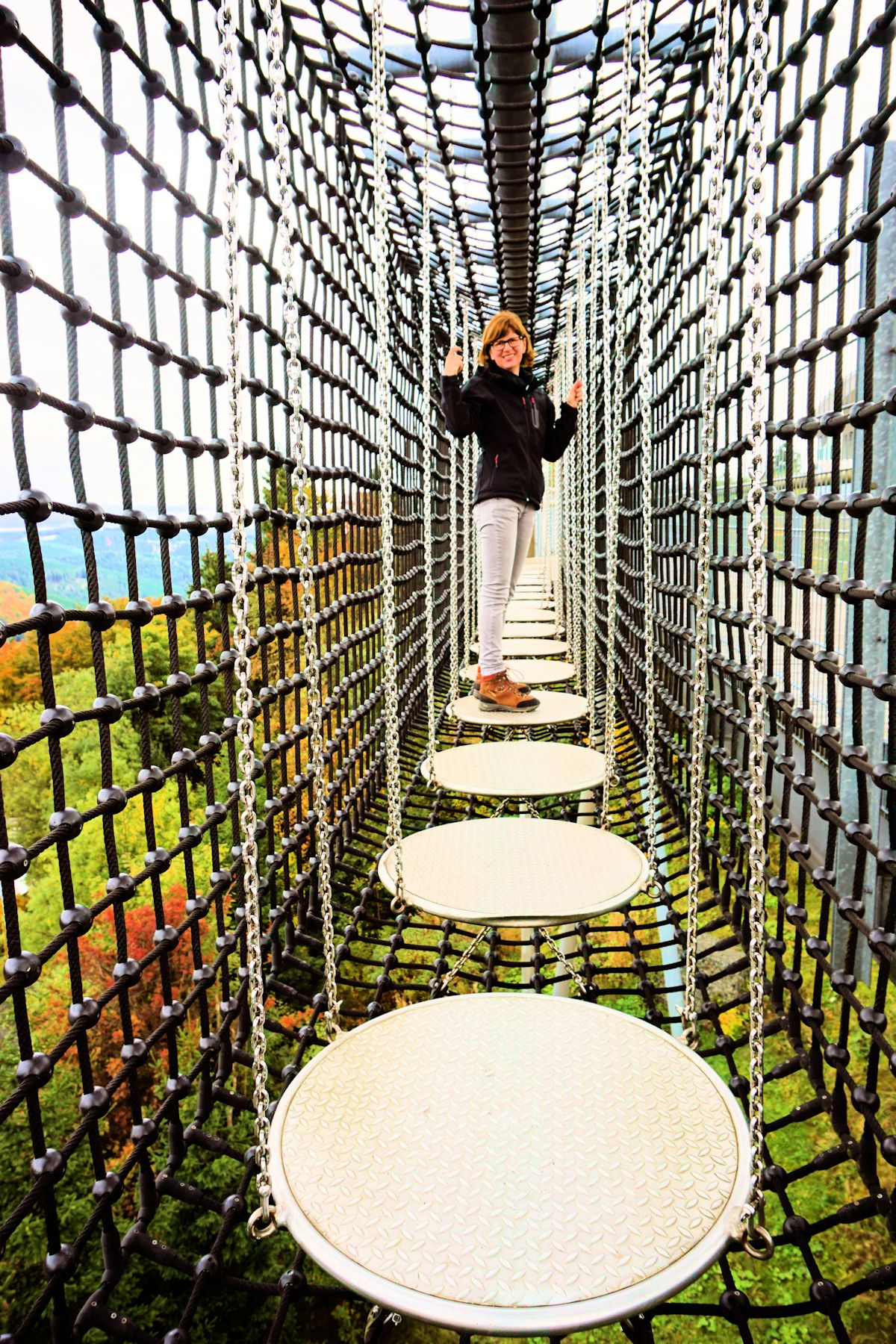 Abenteuer-Brücke in Winterberg.