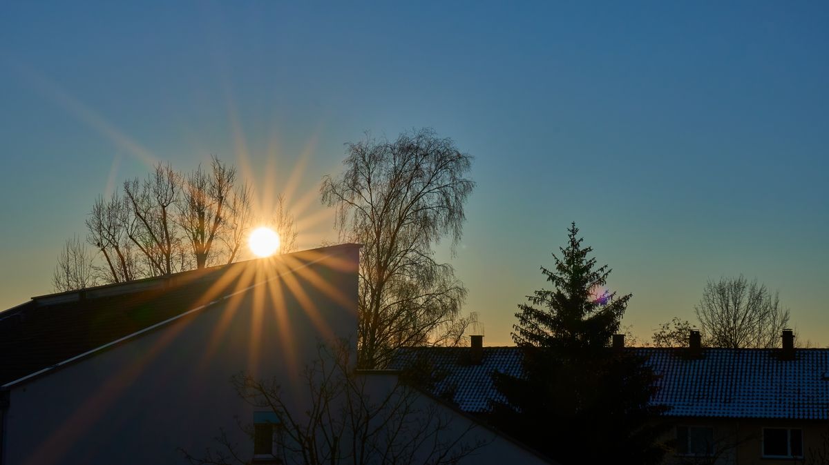 Kurz vor Sonnenuntergang