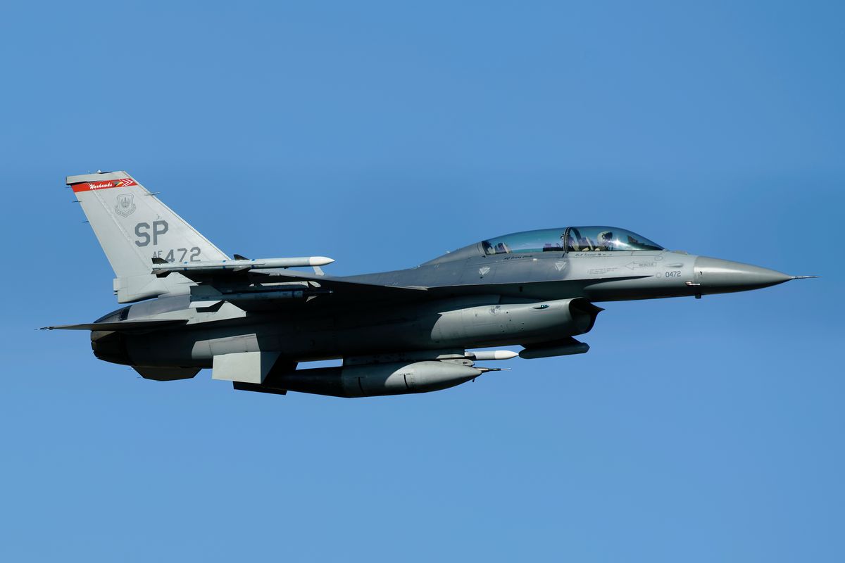 91-0472 / SP F-16DM "Fighting Falcon" 480th FS /  Location : ETAD (Spangdahlem Air Base)