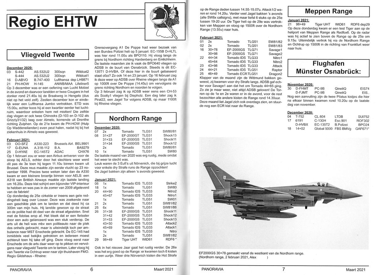 Ein aktueller Auszug, zu den Themen Bereich.:  Regio EHTW / Jahrgang 29, Nummer 1.