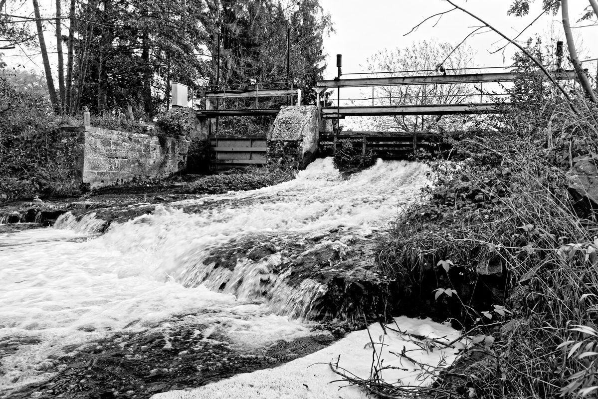 Leinewehr bei Niedernjesa, südlich von Göttingen