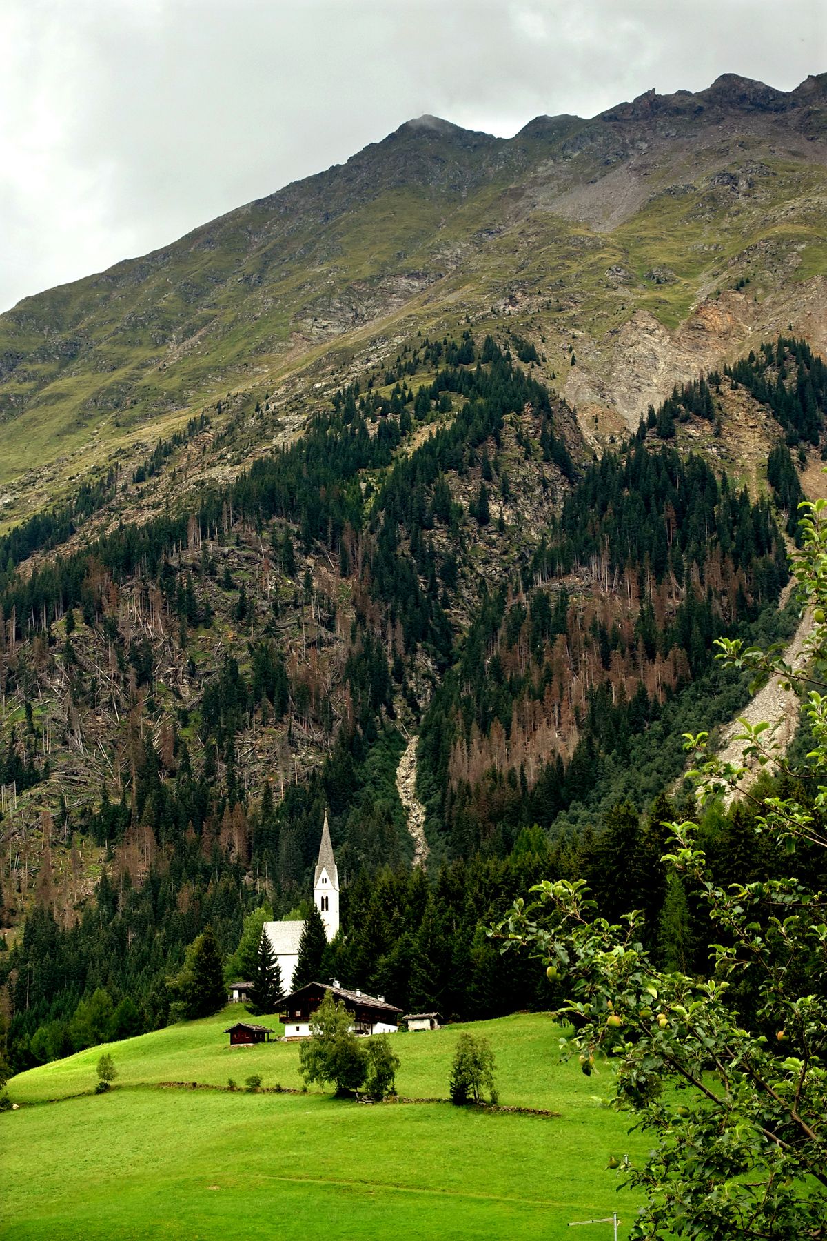 Die Kapelle "St. Magdalena" im Ridnauntal in Südtirol.