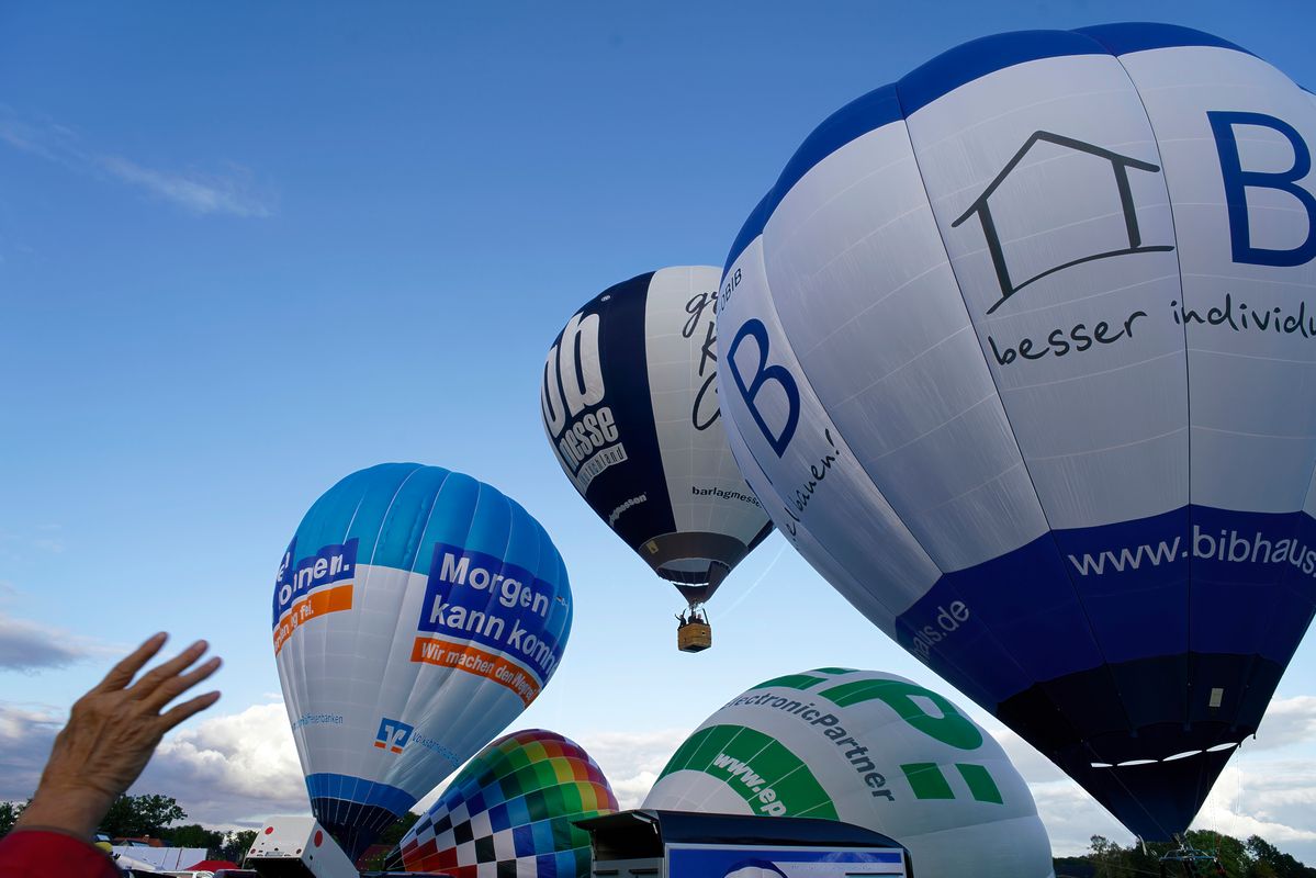 Start des Heißluftballon D-ODDD. Lokation : 8. Halverder Ballon-Festival 2022