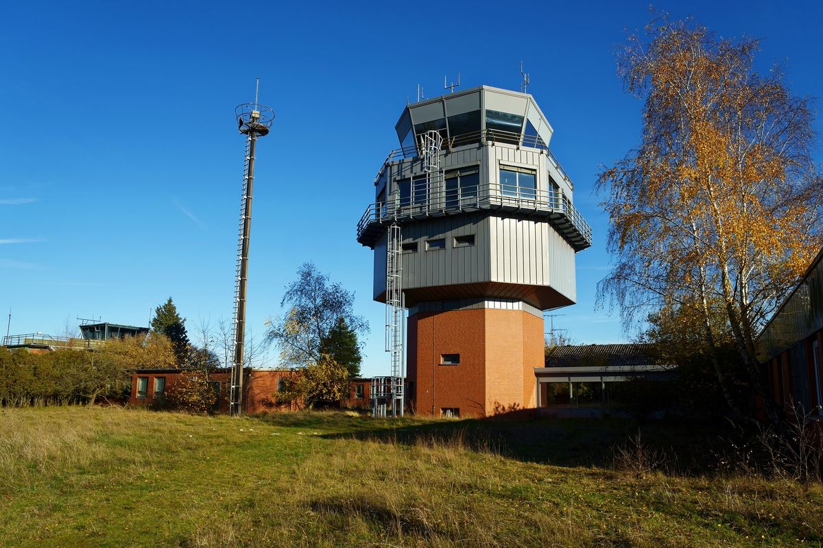 Der neue Tower des ehemaligen Fluglehrzentrum F-4F (FILehrZ F-4F) Rheine / Hopsten