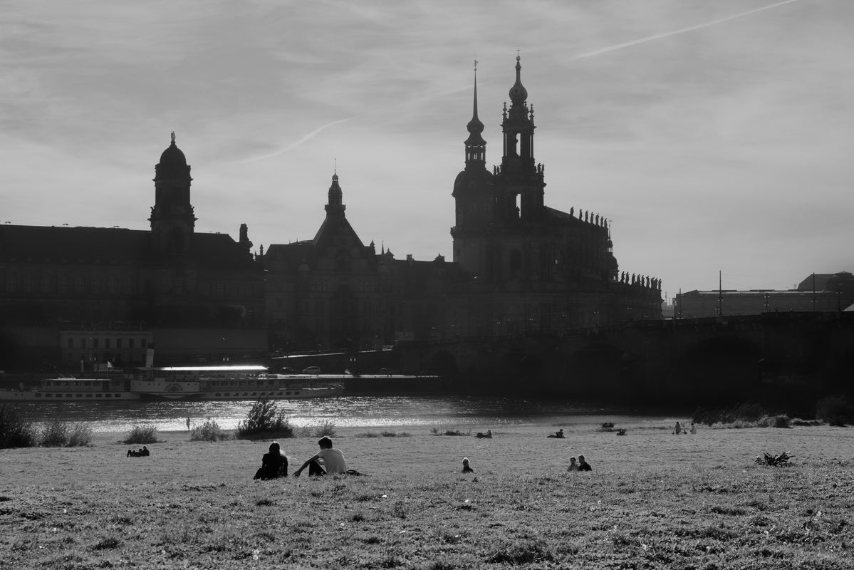 Elbwiese mit Flirtfaktor in Dresden.