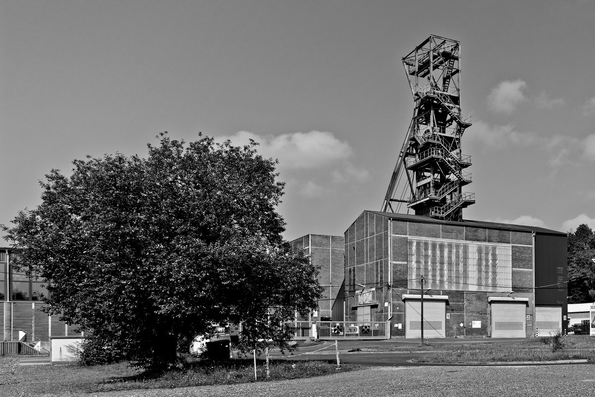 Förderturm in Bernterode-Schacht, Thüringen