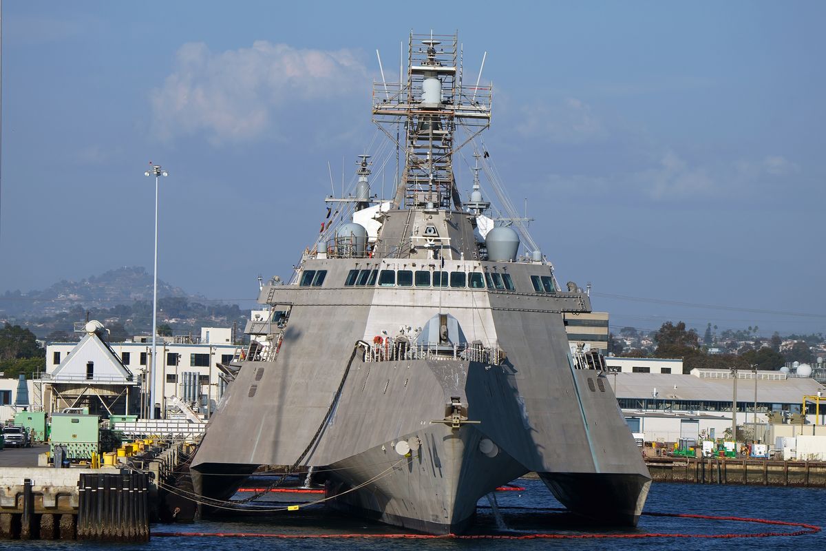 Das Küstenkampfschiff USS Manchester (LCS-14)  ist ein Littoral Combat Ship der Independence-Klasse