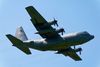 Flugbetrieb auf Hohn : Ein Visitors, 90-1798 C-130H "Hercules" 180th AS (Airlift Squadron)  Missouri ANG