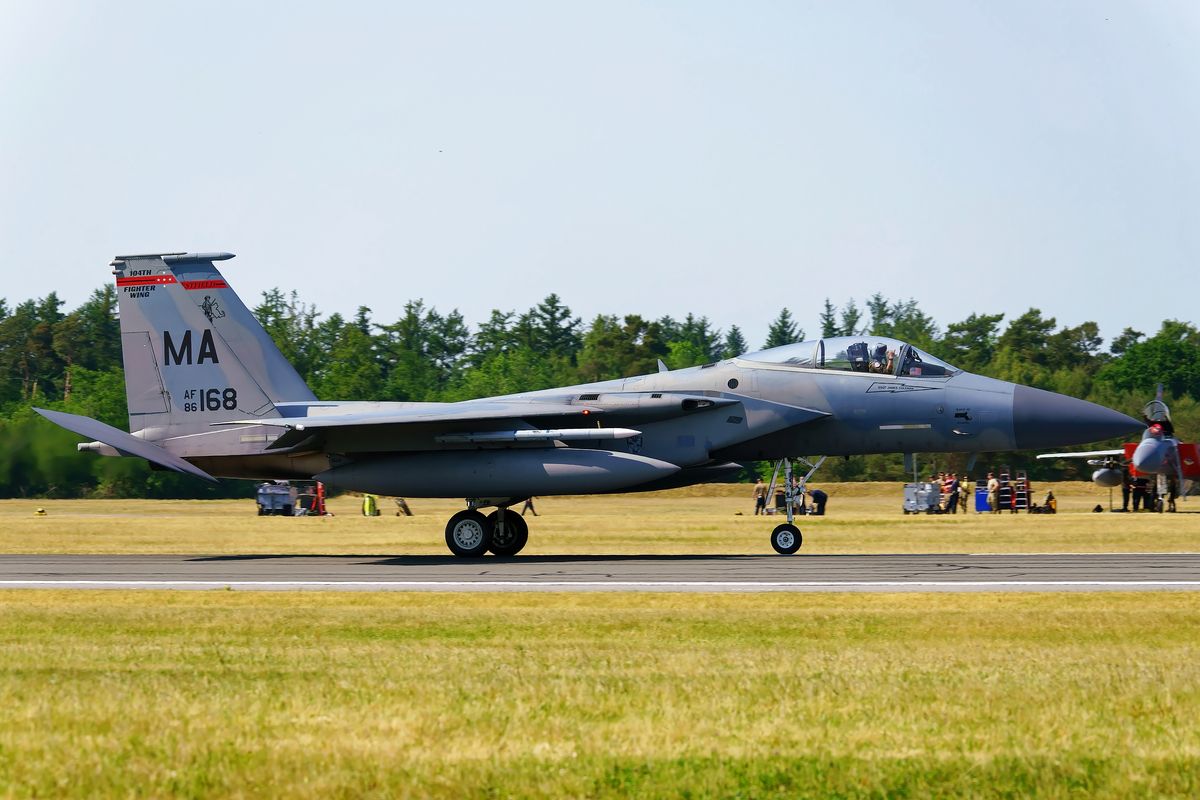 Flugbetrieb auf Hohn : Die 86-0168/MA F-15C "Eagle" 131nd FS Massachusetts ANG