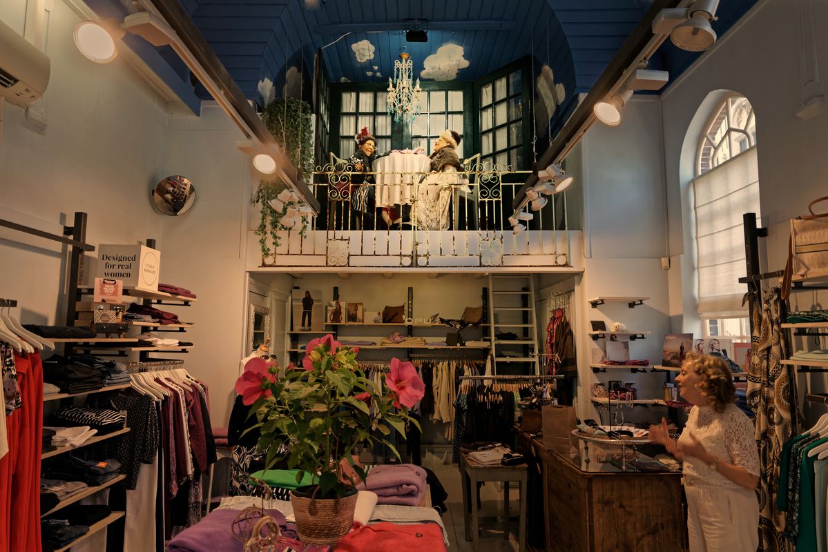 Boutique in ehemaliger Kapelle in Veere, NL