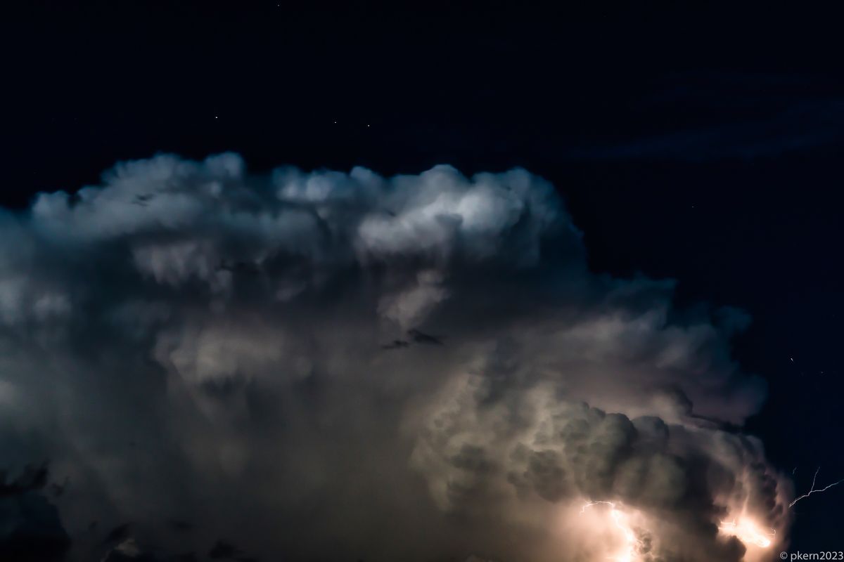 Gestern Abend im Garten, 6.0 Sek. f.8.0, ISO 800