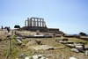 Der Tempel des Poseidon am Kap Sounion, Griechenland 2024. Aufgenommen mit eine Sony Alpha 99II in Verbindung mit den Sigma 24-105mm Art