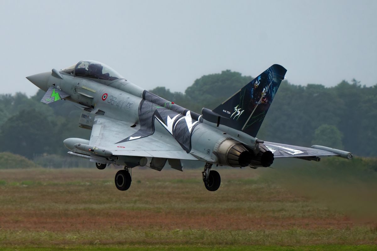 MM7324 / 36-41 F-2000A "Typhoon" 10° & 12° Gruppo Special Tiger c/s NTM 2024 351° Squadriglia. Location : Nato Tiger Meet 2024 auf dem Fliegerhorst Schleswig-Jagel