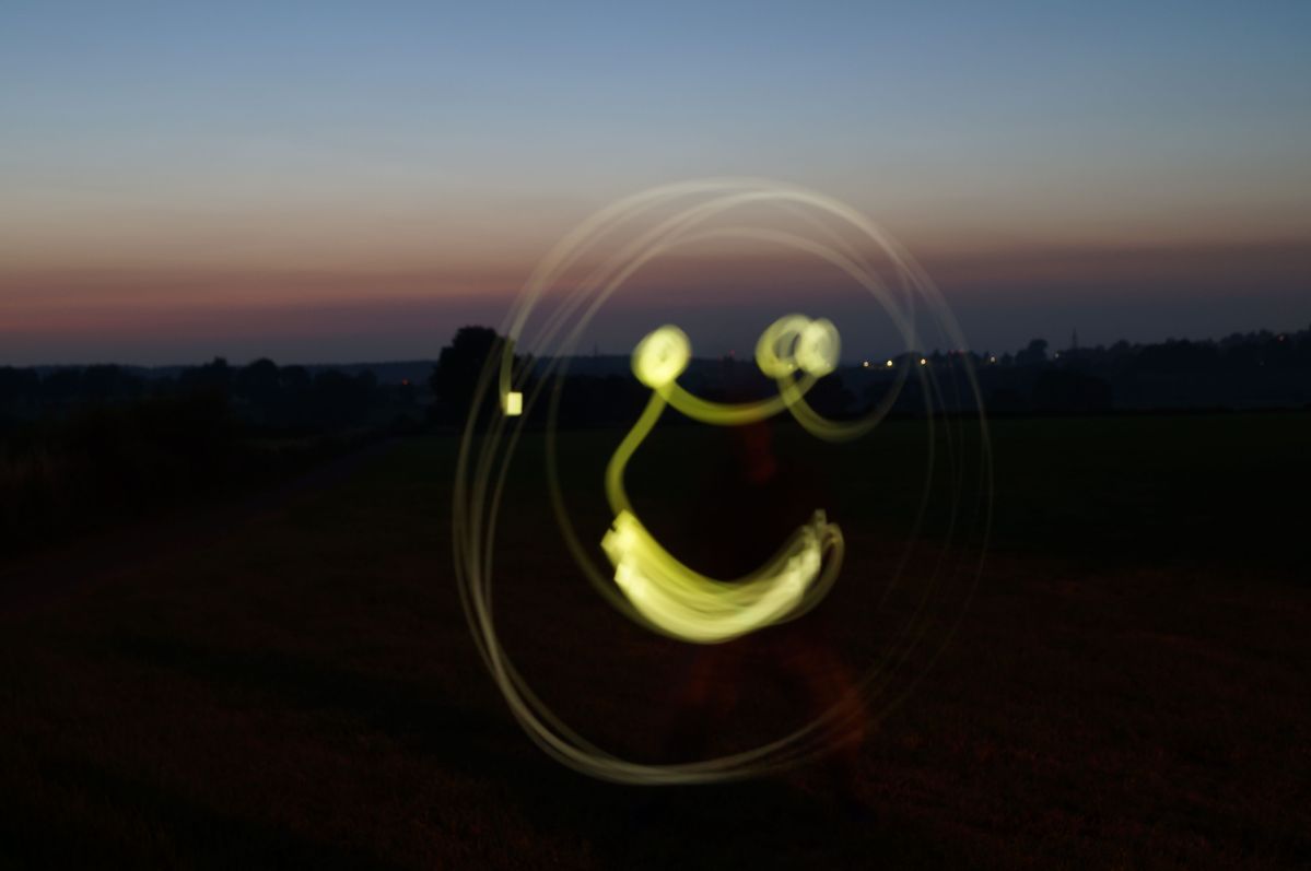 Mein Beitrag zum Thema Lightpainting des Anfängerkurses. :)