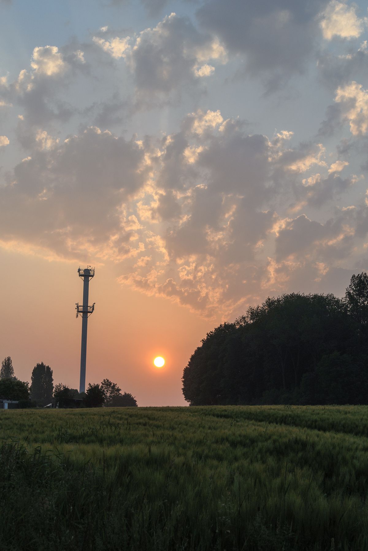 Cette image a été prise vers 06.08 du matin, au mois de juin, avant le solstice d'été.